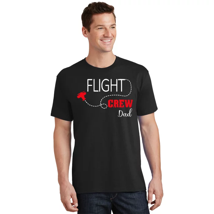 Flight Crew Airplane Birthday Dad, airplane Matching Family T-Shirt