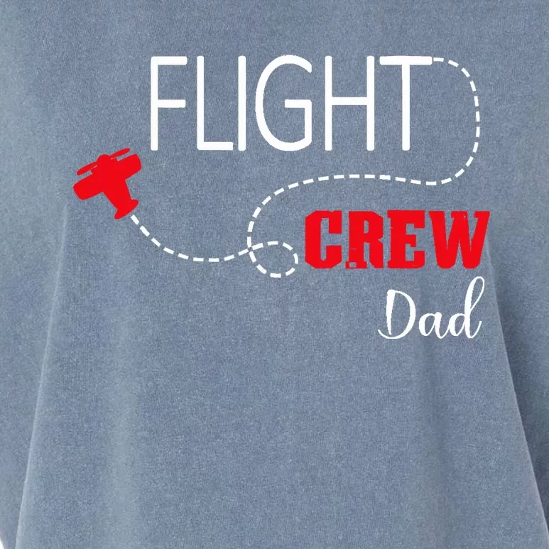 Flight Crew Airplane Birthday Dad, airplane Matching Family Garment-Dyed Women's Muscle Tee