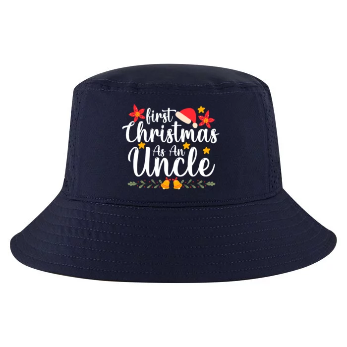 First Christmas As An Uncle Funny Xmas Christmas Cool Comfort Performance Bucket Hat