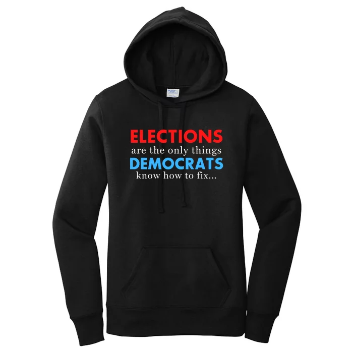 Funny Conservative Anti Biden Republican Women's Pullover Hoodie