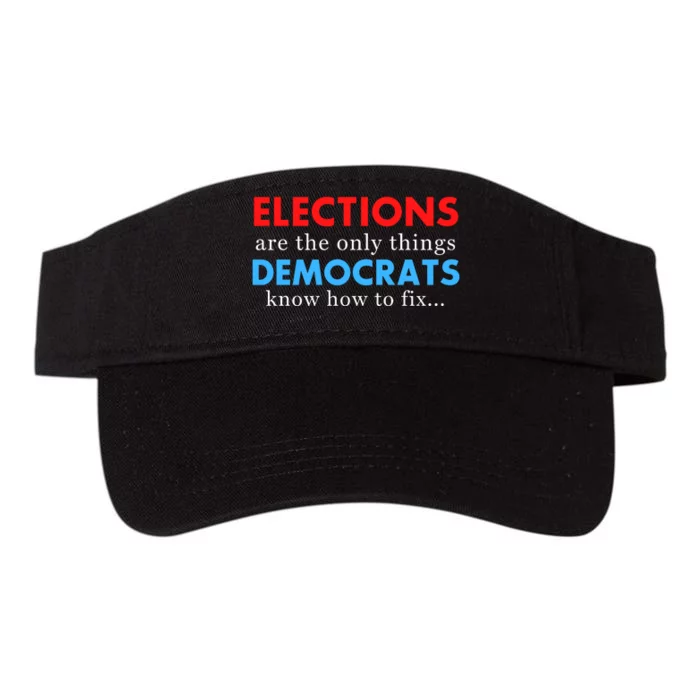 Funny Conservative Anti Biden Republican Valucap Bio-Washed Visor