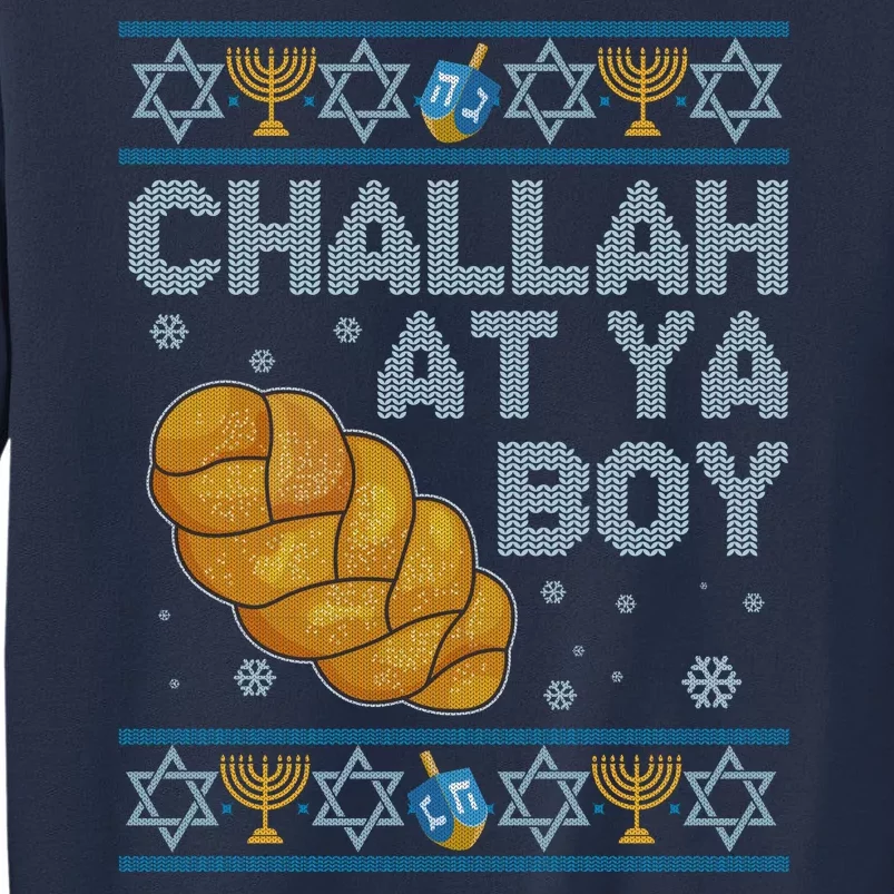 Funny Challah At Ya Boy Ugly Hanukkah Sweater Sweatshirt