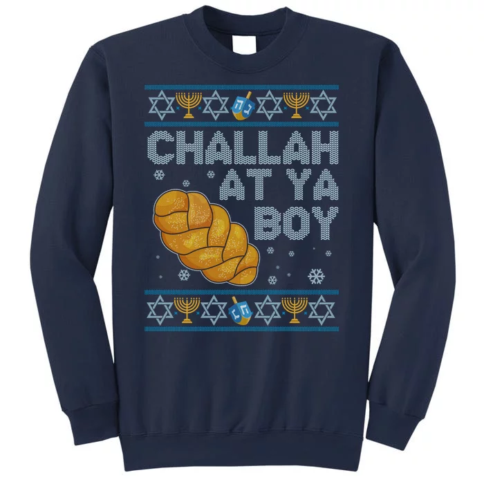 Funny Challah At Ya Boy Ugly Hanukkah Sweater Sweatshirt