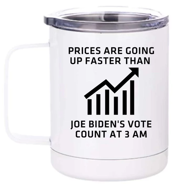 Funny Conservative Anti Joe Biden Inflation Front & Back 12oz Stainless Steel Tumbler Cup