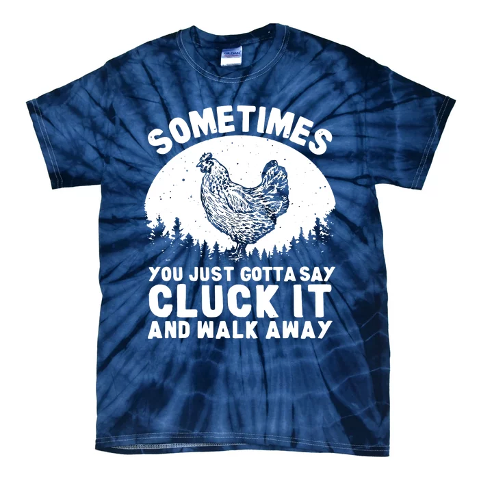 Funny Chicken Art For Men Women Chicken Lover Hen Farmer Tie-Dye T-Shirt