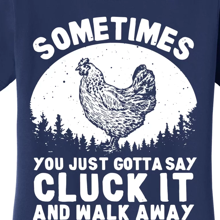 Funny Chicken Art For Men Women Chicken Lover Hen Farmer Women's T-Shirt