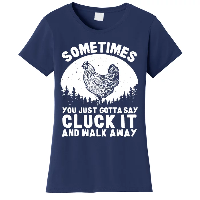 Funny Chicken Art For Men Women Chicken Lover Hen Farmer Women's T-Shirt