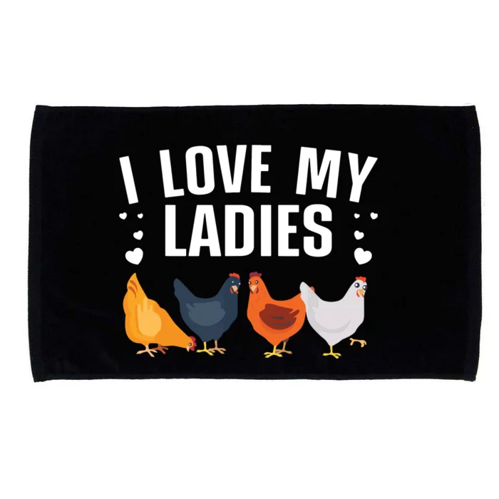 Funny Chicken Art Men Women Ladies Chicken Farmer Whisperer Microfiber Hand Towel