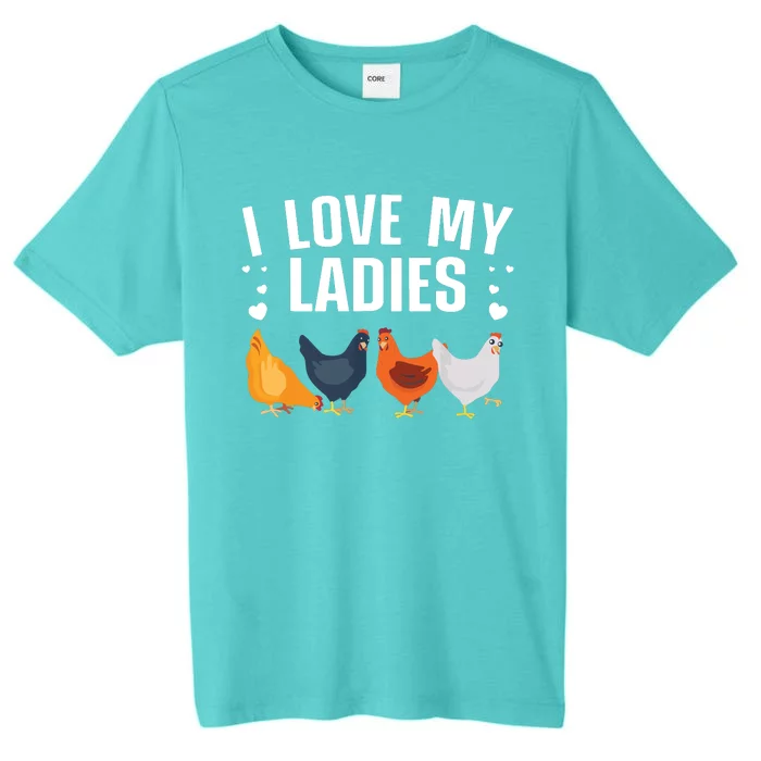 Funny Chicken Art Men Women Ladies Chicken Farmer Whisperer ChromaSoft Performance T-Shirt