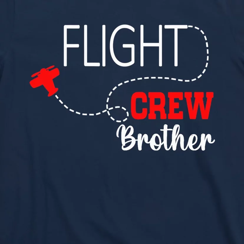 Flight Crew Airplane 1st Birthday Brother Airplane Family T-Shirt