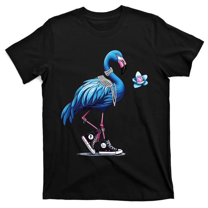 Flamingo Chucks And Pearls Comma La Kamala 2024 T-Shirt