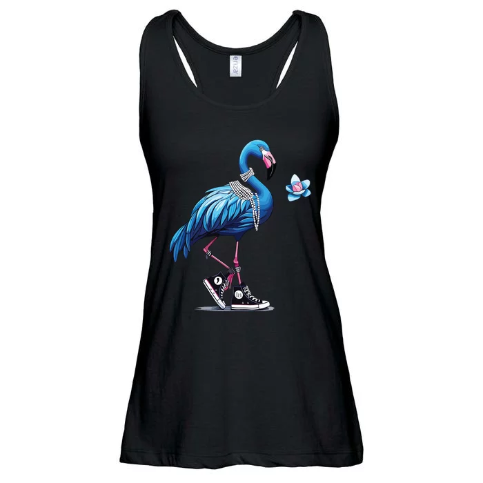 Flamingo Chucks And Pearls Comma La Kamala 2024 Ladies Essential Flowy Tank