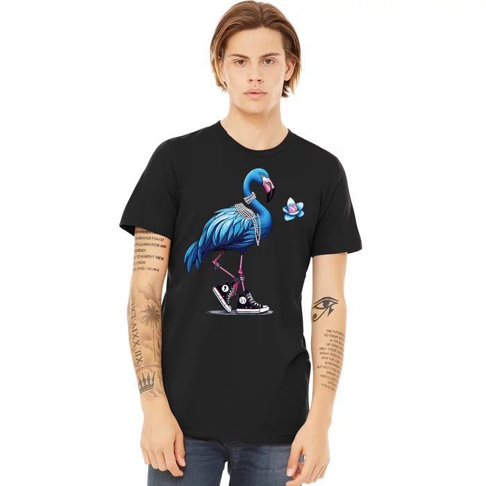 Flamingo Chucks And Pearls Comma La Kamala 2024 Premium T-Shirt