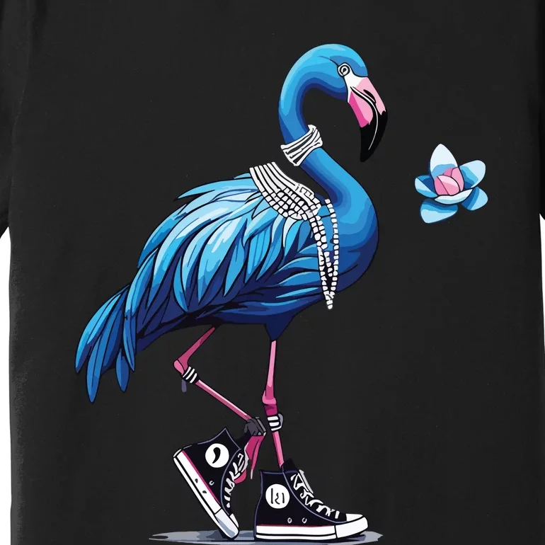 Flamingo Chucks And Pearls Comma La Kamala 2024 Premium T-Shirt