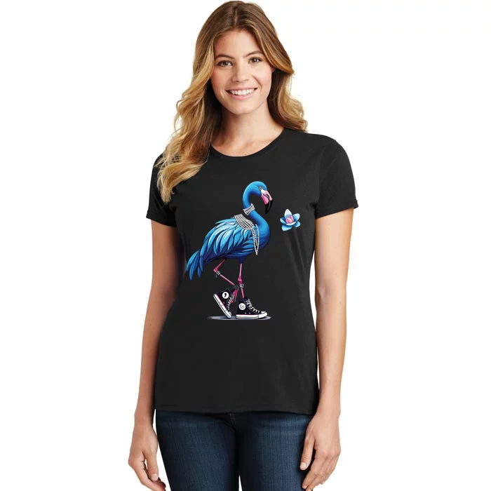 Flamingo Chucks And Pearls Comma La Kamala 2024 Women's T-Shirt