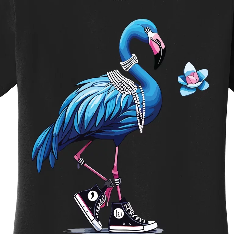 Flamingo Chucks And Pearls Comma La Kamala 2024 Women's T-Shirt