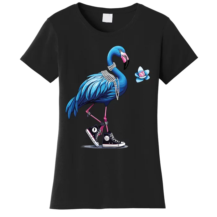 Flamingo Chucks And Pearls Comma La Kamala 2024 Women's T-Shirt