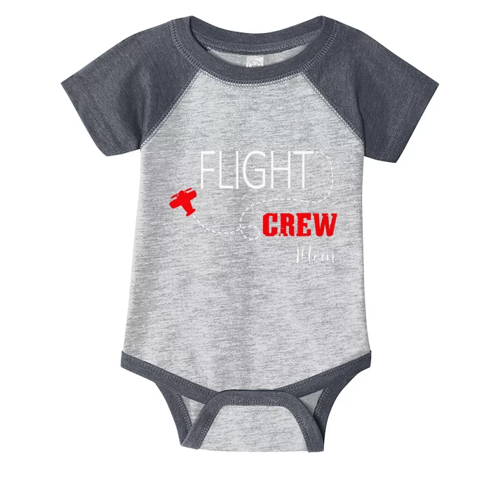 Flight Crew Airplane Birthday Mom Airplane Matching Family Infant Baby Jersey Bodysuit