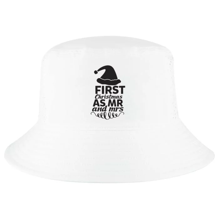 First Christmas As Mr And Mrs Cool Comfort Performance Bucket Hat