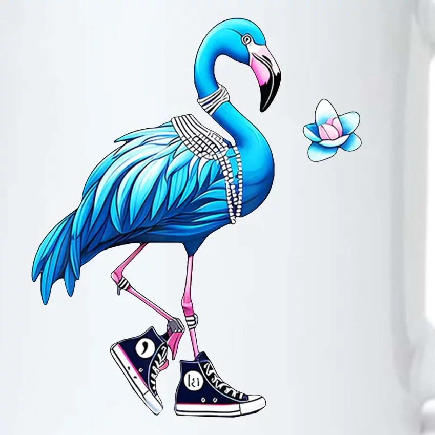 Flamingo Chucks And Pearls Kamala Harris 2024 Black Color Changing Mug