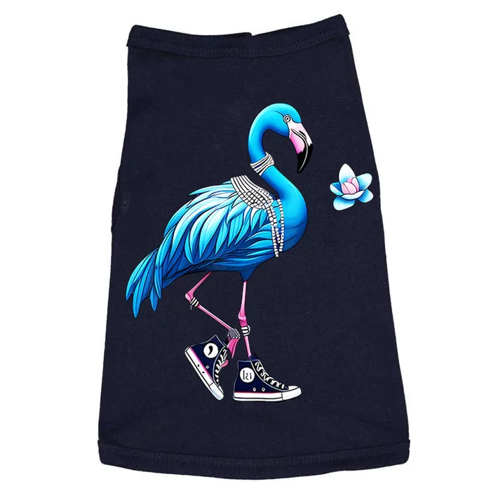 Flamingo Chucks And Pearls Kamala Harris 2024 Doggie Tank