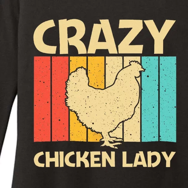 Funny Chicken Art For Women Mom Chicken Farmer Poultry Lover Womens CVC Long Sleeve Shirt