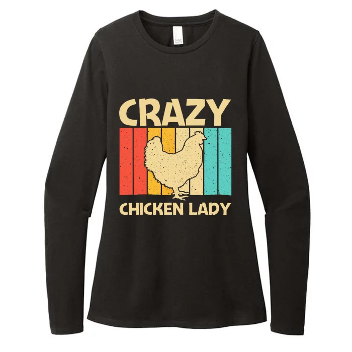 Funny Chicken Art For Women Mom Chicken Farmer Poultry Lover Womens CVC Long Sleeve Shirt