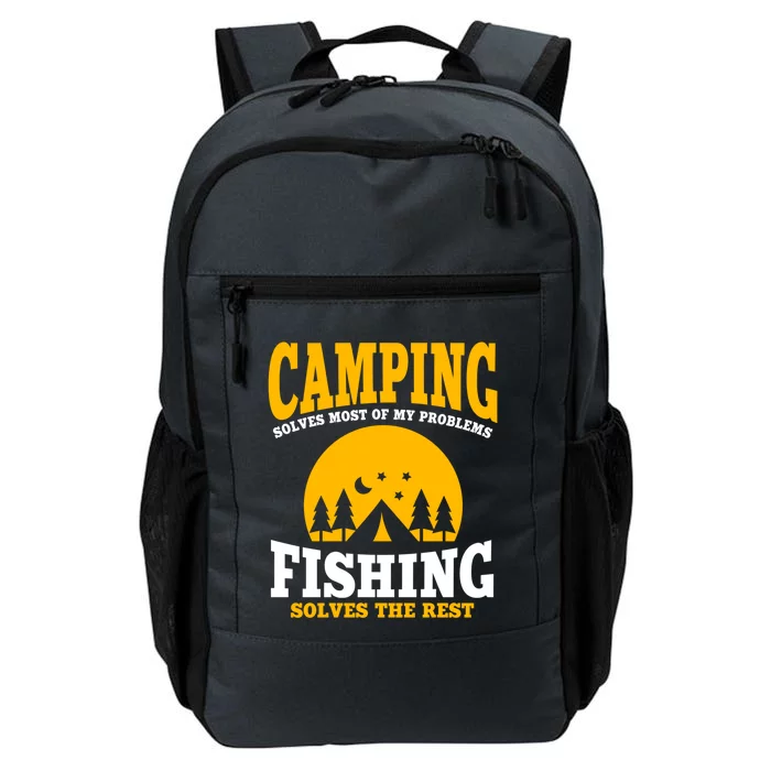 Funny Camping And Fishing Lover Outfit Nature Summer Camp Cool Gift Daily Commute Backpack