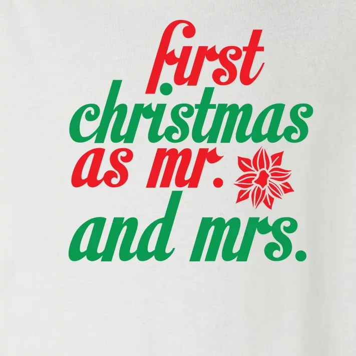 First Christmas As Mr And Mrs Toddler Long Sleeve Shirt