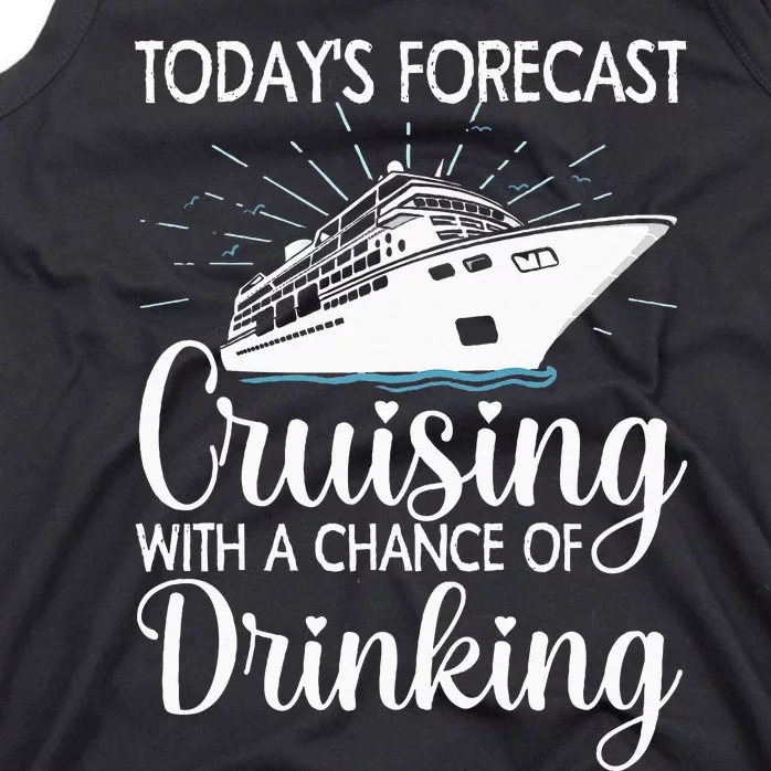 Funny Cruising Art For Men Women Cruise Ship Cruising Lovers Tank Top