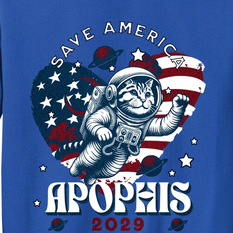 Funny Cat Astronaut Asteroid 99942 Apophis 2029 Cute Gift Tall Sweatshirt