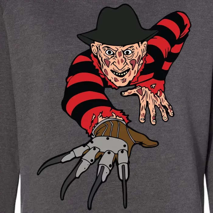 Freddy Creeping At You Womens California Wash Sweatshirt