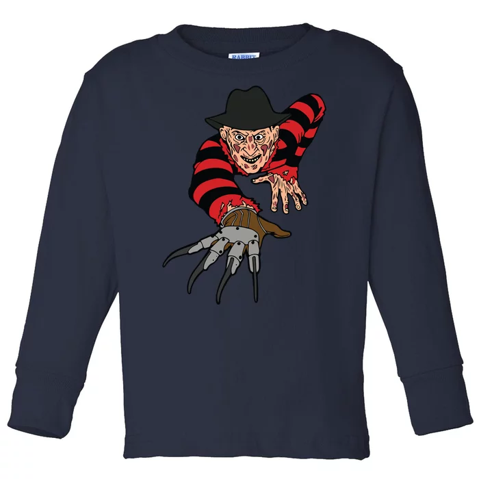 Freddy Creeping At You Toddler Long Sleeve Shirt