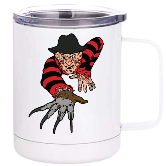 Freddy Creeping At You Front & Back 12oz Stainless Steel Tumbler Cup