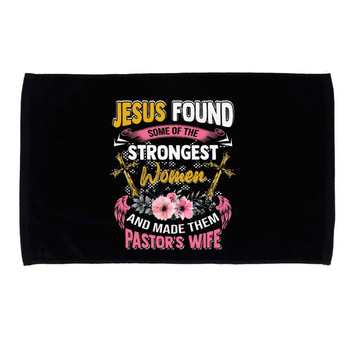 Funny Christian Appreciation Pastors Wife Gift Microfiber Hand Towel