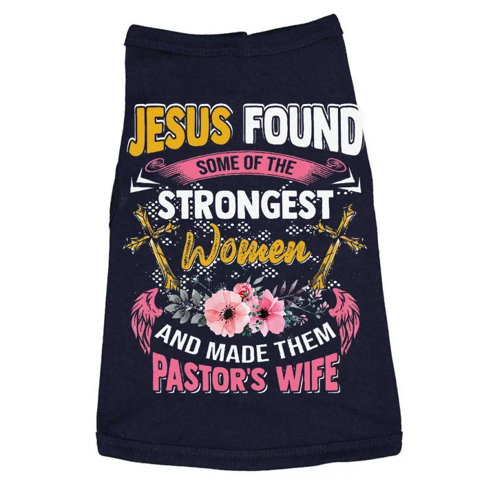 Funny Christian Appreciation Pastors Wife Gift Doggie Tank