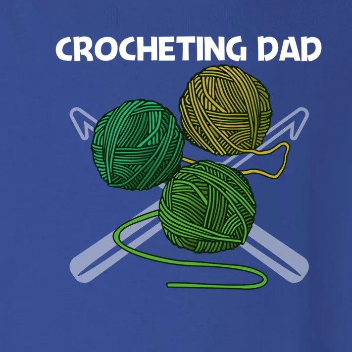 Funny Crocheting Art For Dad Crochet Handicraft Lovers Funny Gift Toddler Long Sleeve Shirt