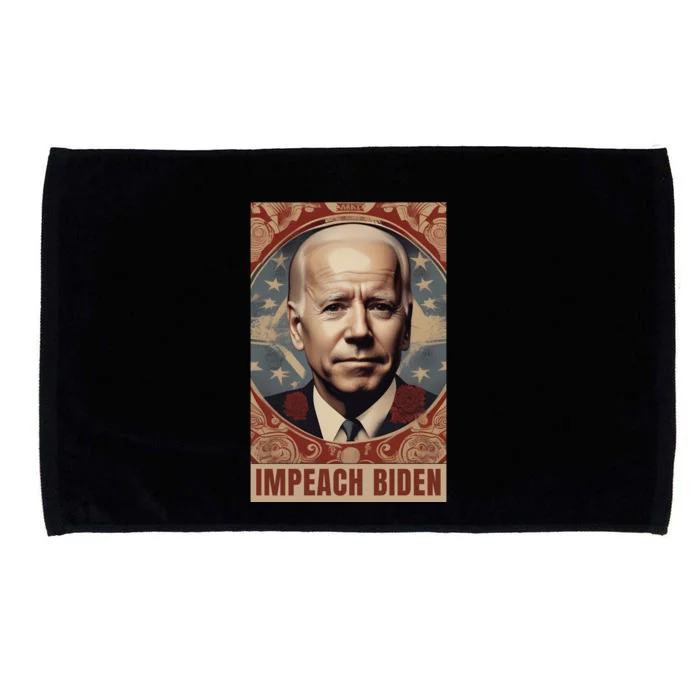 Funny Conservative Anti Joe Biden Microfiber Hand Towel