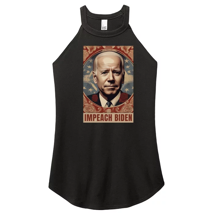 Funny Conservative Anti Joe Biden Women’s Perfect Tri Rocker Tank