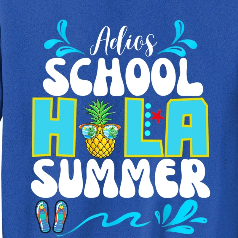 Funny Cute Adios School Hola Summer Lovley Cute Gift Sweatshirt