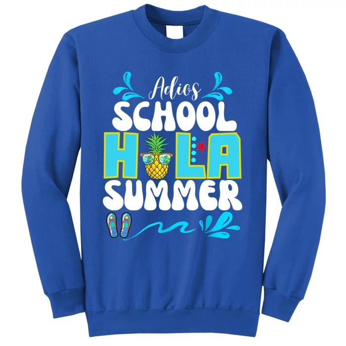 Funny Cute Adios School Hola Summer Lovley Cute Gift Sweatshirt