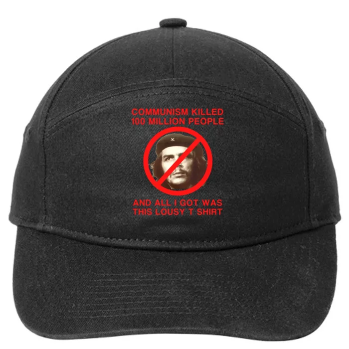 Funny Conservative Anti Communist Che Guevara 7-Panel Snapback Hat