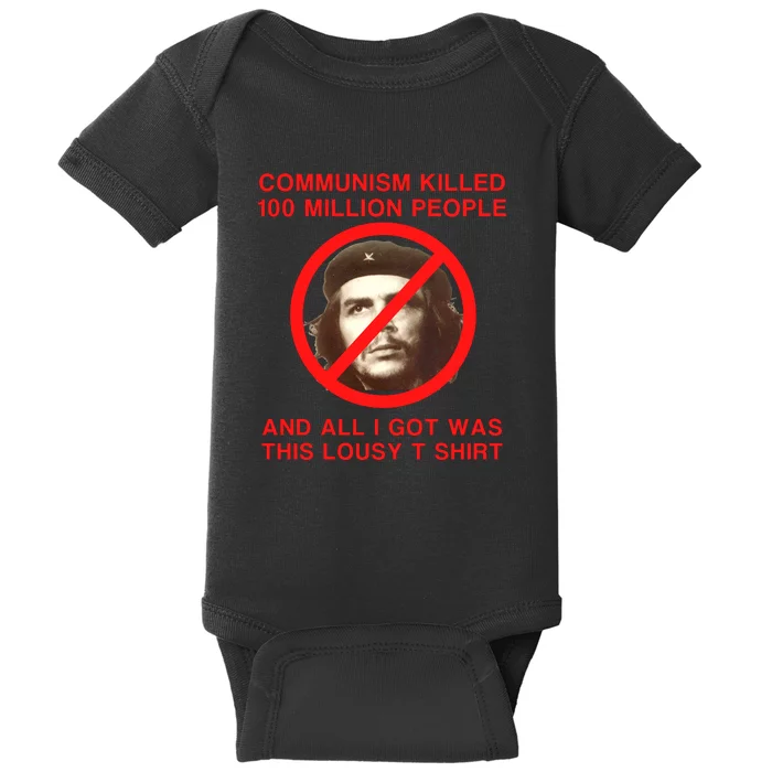 Funny Conservative Anti Communist Che Guevara Baby Bodysuit