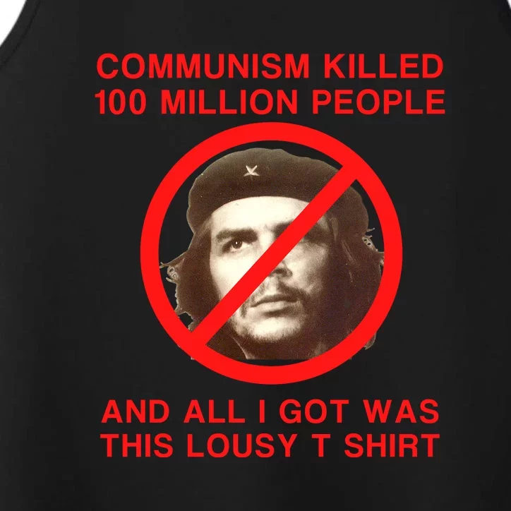 Funny Conservative Anti Communist Che Guevara Performance Tank