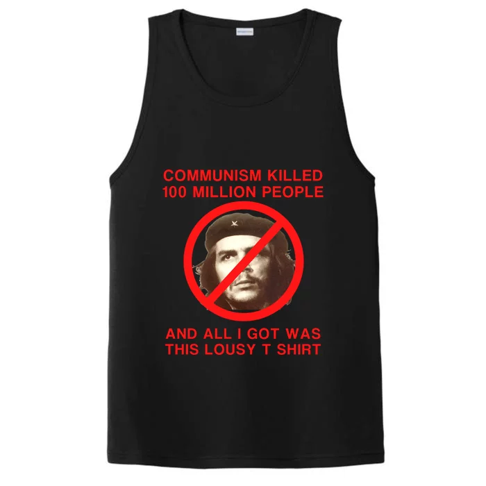 Funny Conservative Anti Communist Che Guevara Performance Tank