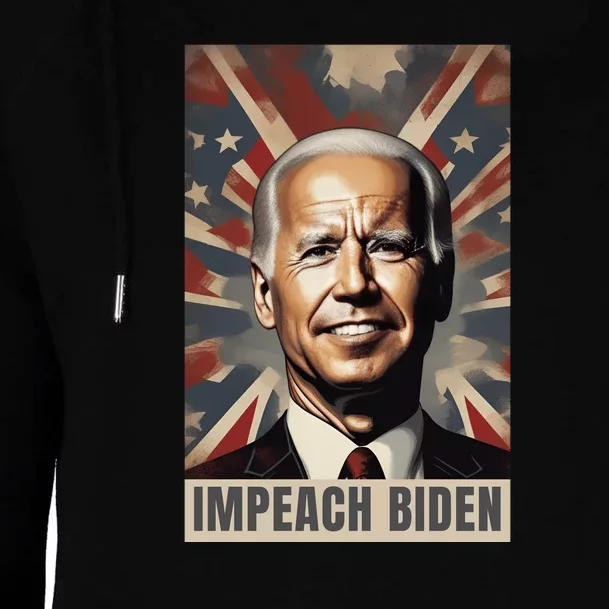 Funny Conservative Anti Joe Biden Womens Funnel Neck Pullover Hood