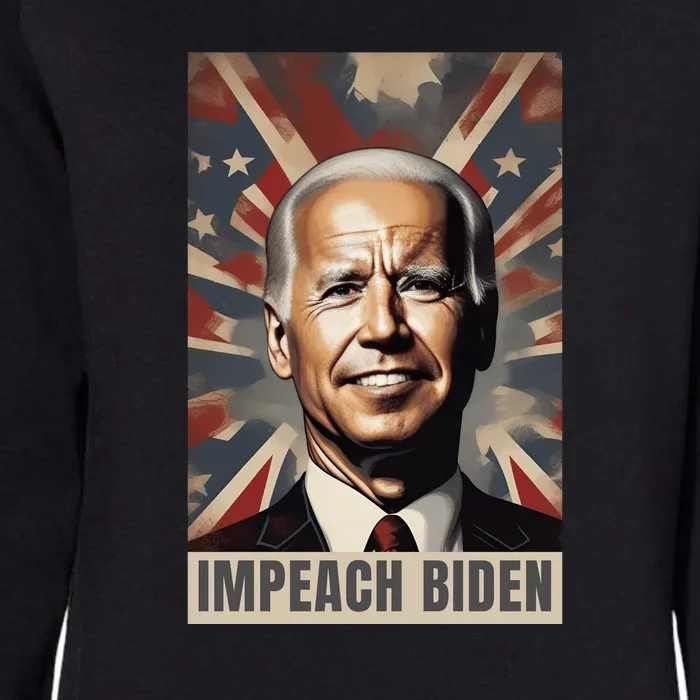 Funny Conservative Anti Joe Biden Womens California Wash Sweatshirt