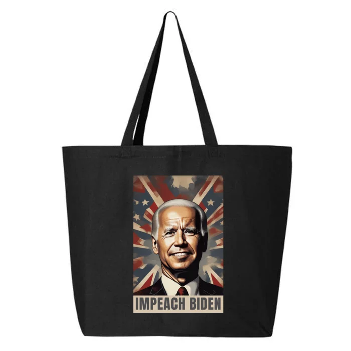 Funny Conservative Anti Joe Biden 25L Jumbo Tote