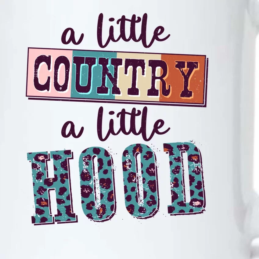 Funny Cute A Little Country A Little Hood Black Color Changing Mug