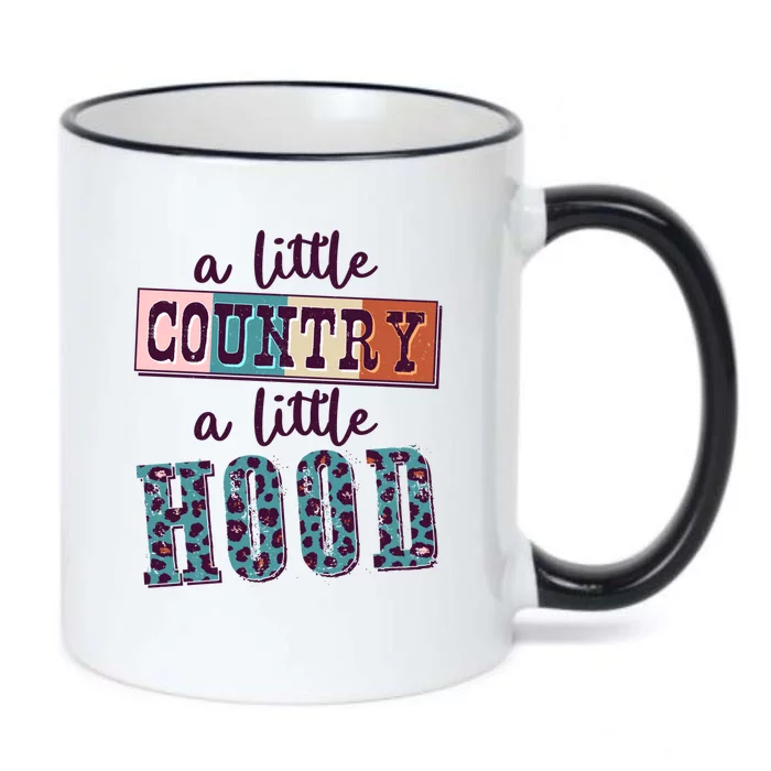 Funny Cute A Little Country A Little Hood Black Color Changing Mug